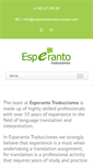 Mobile Screenshot of esperantotraducciones.com